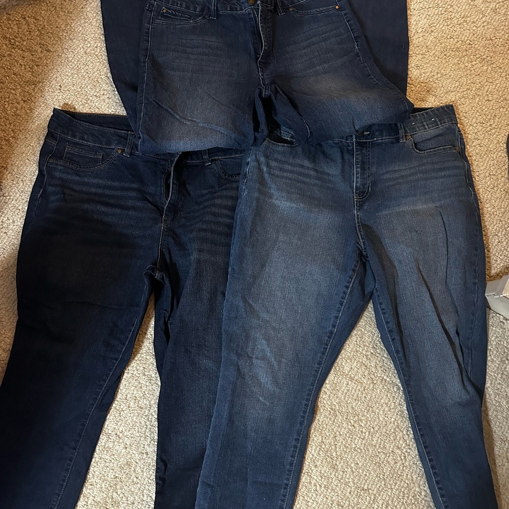 d. jeans Women's Dark Blue Skinny Jeans